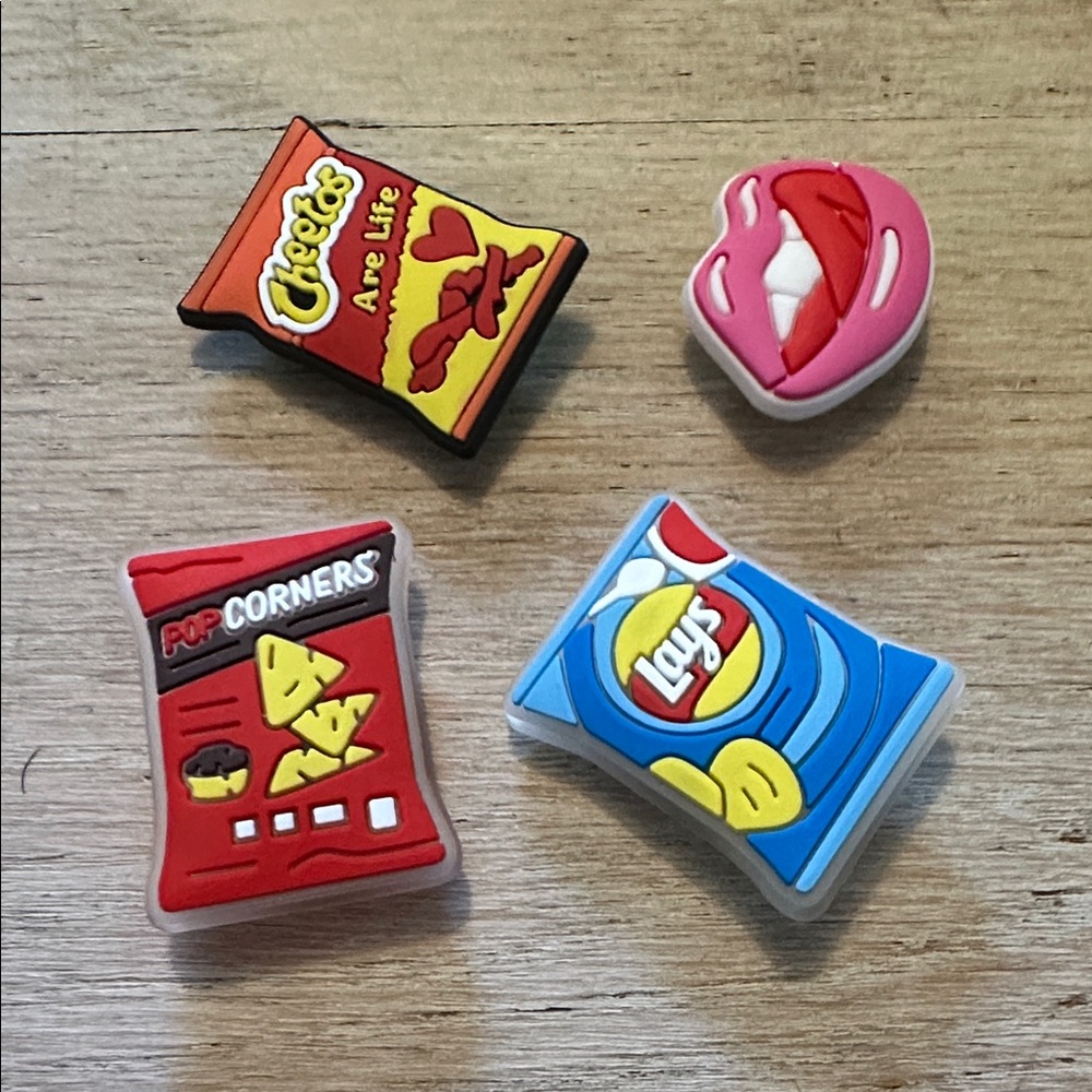 JIBBITZ | Snack-Themed Shoe Charms Set